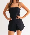 Le Lis Blaise Cami Romper In Black