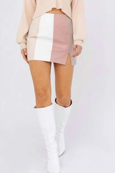 Le Lis Blush Skirt In Multicolor In Beige