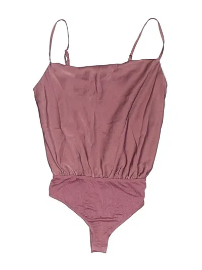Pre-owned Le Lis Bodysuit In Burgundy