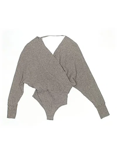 Pre-owned Le Lis Bodysuit In Gray
