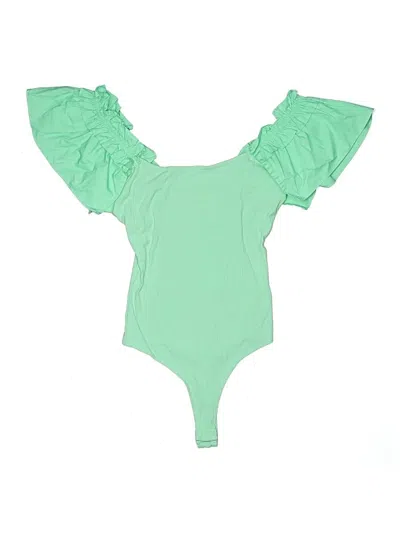 Pre-owned Le Lis Bodysuit In Green
