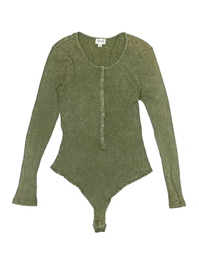 Pre-owned Le Lis Bodysuit In Green