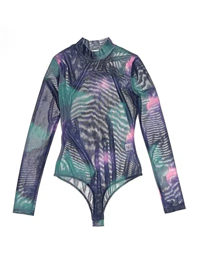 Pre-owned Le Lis Bodysuit In Purple