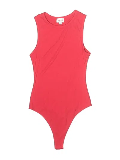 Pre-owned Le Lis Bodysuit In Red