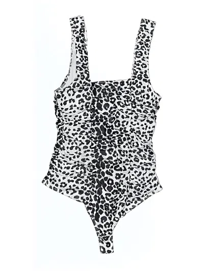 Pre-owned Le Lis Bodysuit In Silver