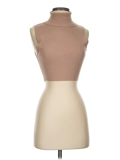 Pre-owned Le Lis Bodysuit In Tan