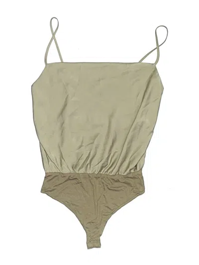 Pre-owned Le Lis Bodysuit In Tan
