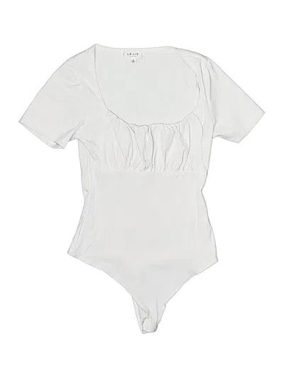 Pre-owned Le Lis Bodysuit In White