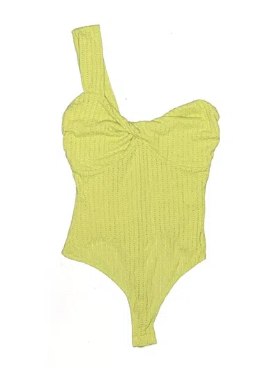 Pre-owned Le Lis Bodysuit In Yellow