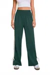 Le Lis Bow Track Pants In Moss In Green