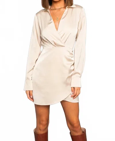 Le Lis Business Day Dress In Cream In Neutral