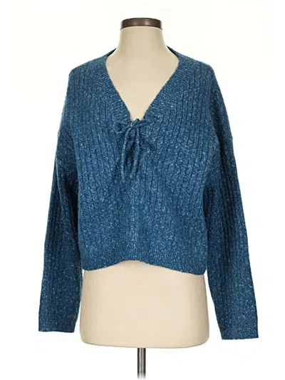 Pre-owned Le Lis Cardigan Sweater In Blue