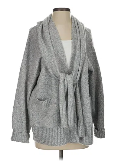 Pre-owned Le Lis Cardigan Sweater In Gray