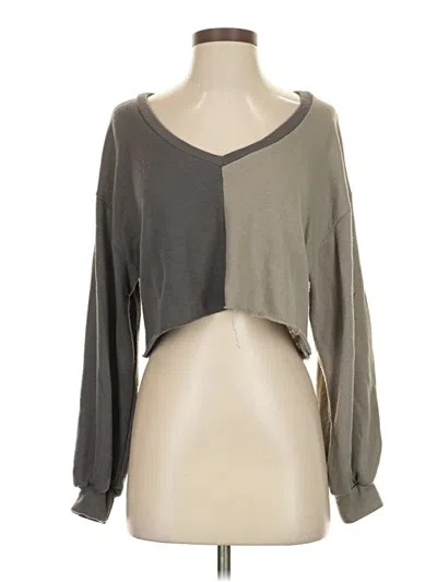 Pre-owned Le Lis Cardigan Sweater In Gray