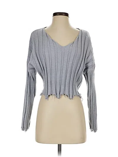 Pre-owned Le Lis Cardigan Sweater In Gray