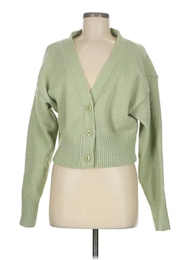 Pre-owned Le Lis Cardigan Sweater In Green