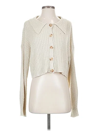 Pre-owned Le Lis Cardigan Sweater In Ivory