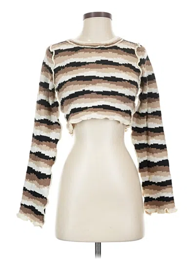 Pre-owned Le Lis Cardigan Sweater In Ivory