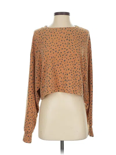 Pre-owned Le Lis Cardigan Sweater In Tan