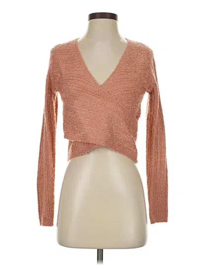 Pre-owned Le Lis Cardigan Sweater In Tan