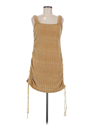 Pre-owned Le Lis Casual Dress In Brown