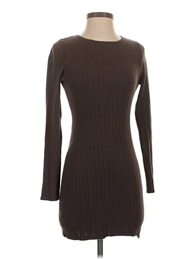 Pre-owned Le Lis Casual Dress In Brown