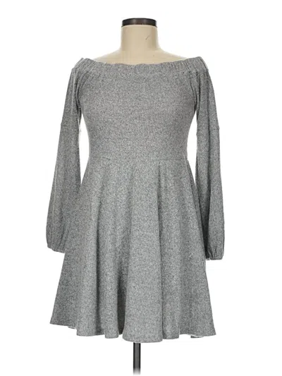 Pre-owned Le Lis Casual Dress In Gray