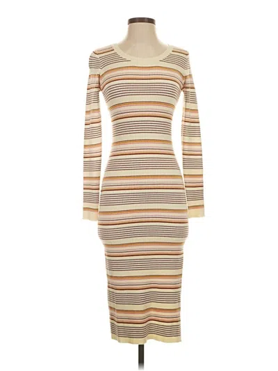 Pre-owned Le Lis Casual Dress In Ivory