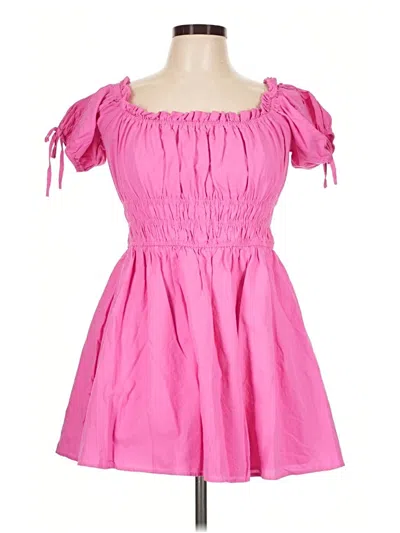 Pre-owned Le Lis Casual Dress In Pink