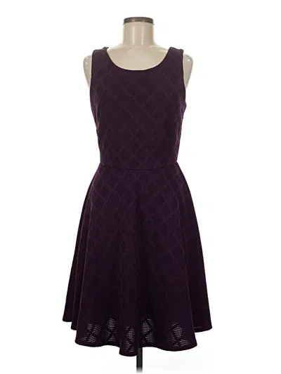 Pre-owned Le Lis Casual Dress In Purple
