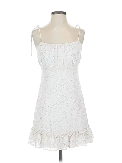 Pre-owned Le Lis Casual Dress In White