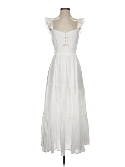 Pre-owned Le Lis Casual Dress In White