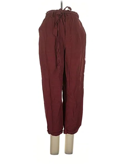 Pre-owned Le Lis Casual Pants In Burgundy