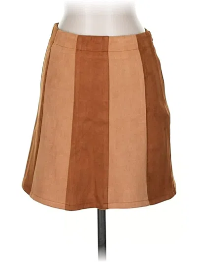Pre-owned Le Lis Casual Skirt In Brown