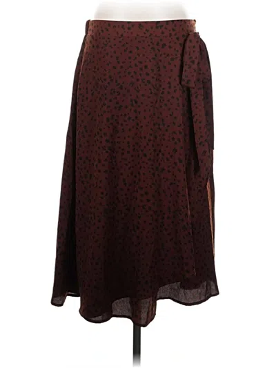 Pre-owned Le Lis Casual Skirt In Brown