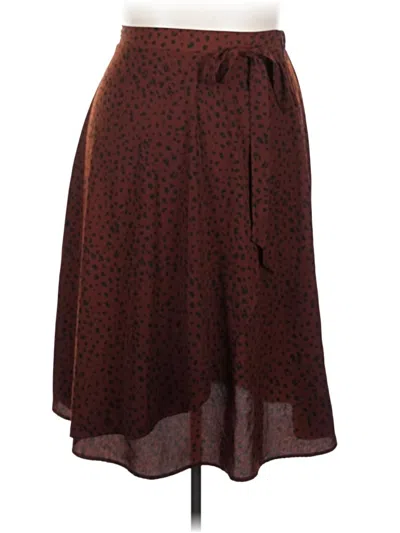 Pre-owned Le Lis Casual Skirt In Brown
