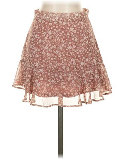 Pre-owned Le Lis Casual Skirt In Brown