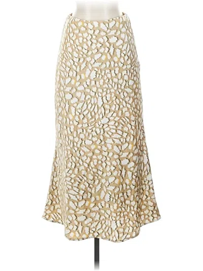 Pre-owned Le Lis Casual Skirt In Gold