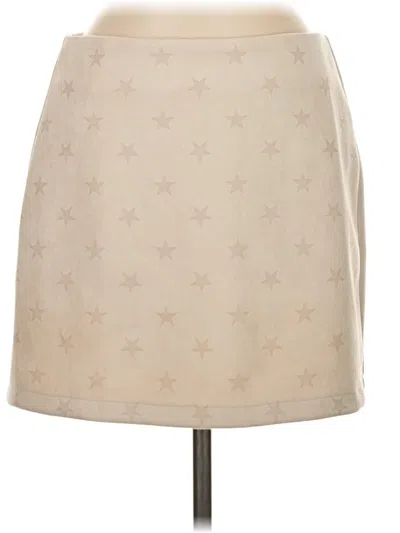Pre-owned Le Lis Casual Skirt In Ivory