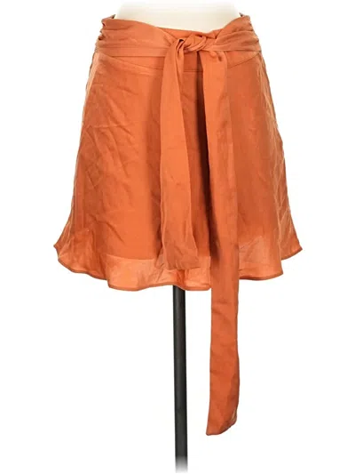 Pre-owned Le Lis Casual Skirt In Orange