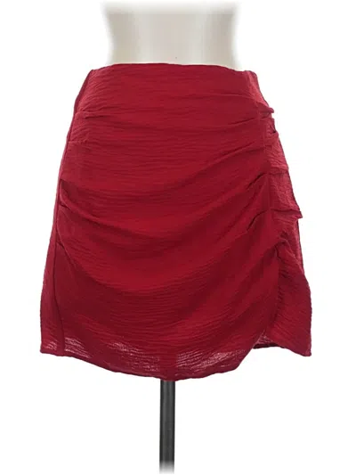 Pre-owned Le Lis Casual Skirt In Red