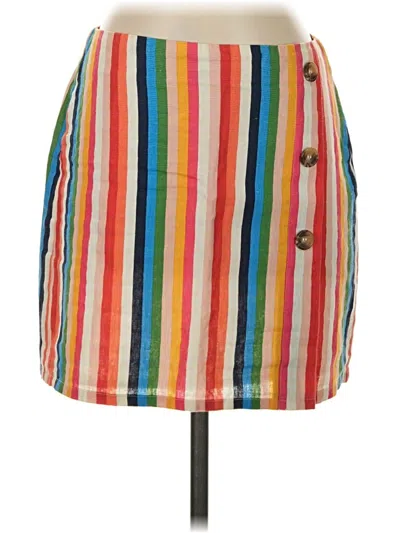 Pre-owned Le Lis Casual Skirt In Red