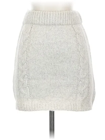 Pre-owned Le Lis Casual Skirt In White