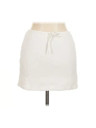 Pre-owned Le Lis Casual Skirt In White