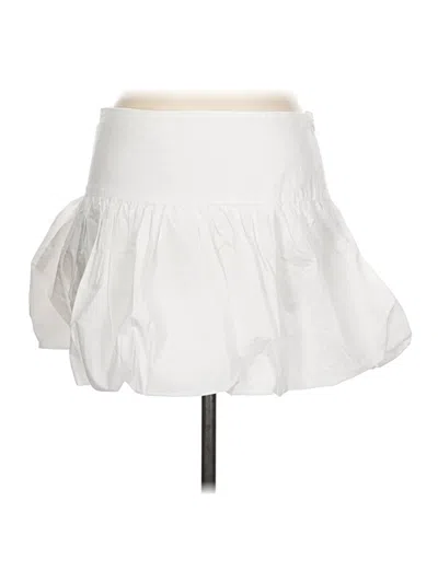 Pre-owned Le Lis Casual Skirt In White