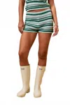 Le Lis Coastal Stripe Shorts In Multi In Multi