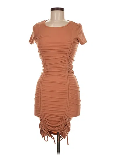 Pre-owned Le Lis Cocktail Dress In Brown