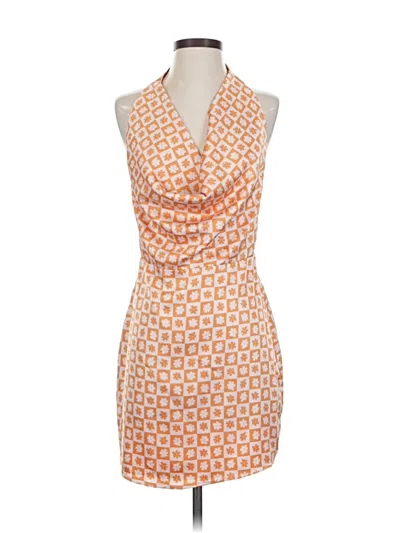 Pre-owned Le Lis Cocktail Dress In Orange