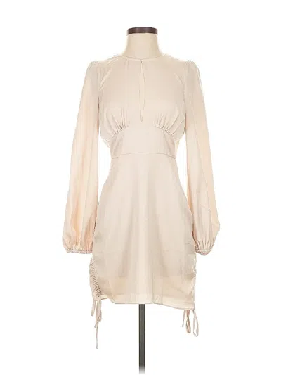 Pre-owned Le Lis Cocktail Dress In White