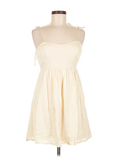Pre-owned Le Lis Cocktail Dress In White